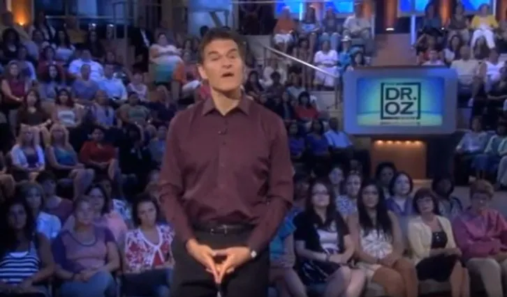 Dr. Oz's colonoscopy findings (as seen on the "The Dr. Oz Show")